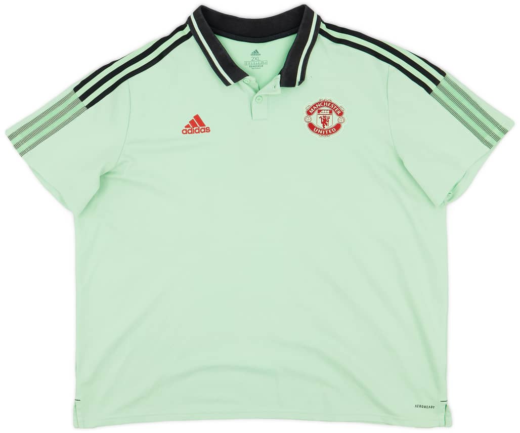 2020-21 Manchester United adidas Polo Shirt - 9/10 - (XXL)