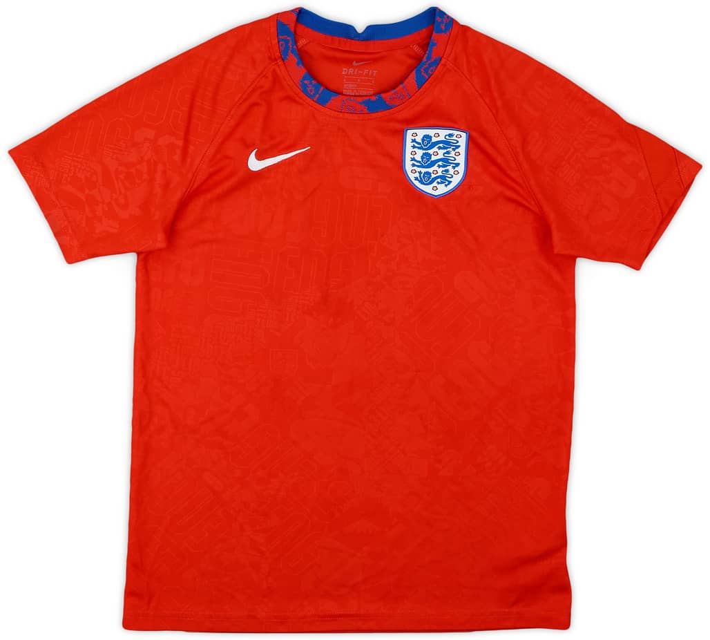 2020-21 England Nike Training Shirt - 8/10 - (L.Boys)