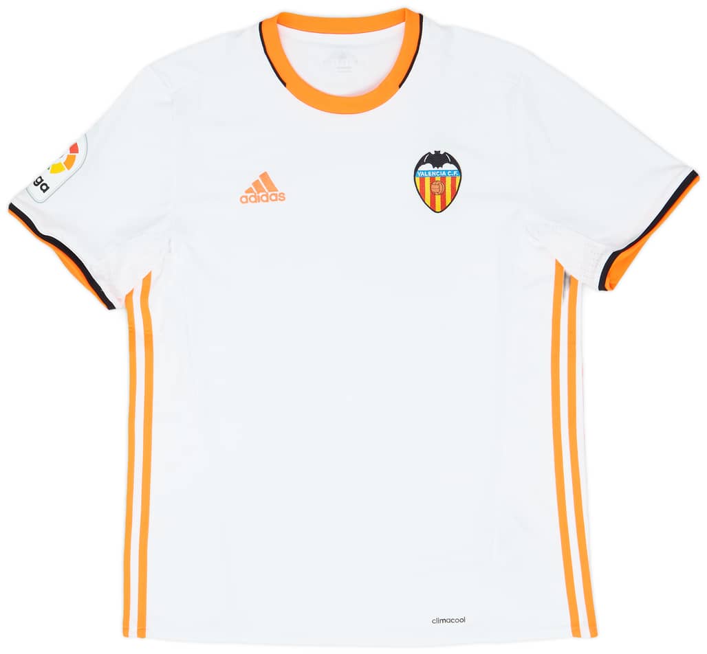 2016-17 Valencia Home Shirt - 7/10 - (L)