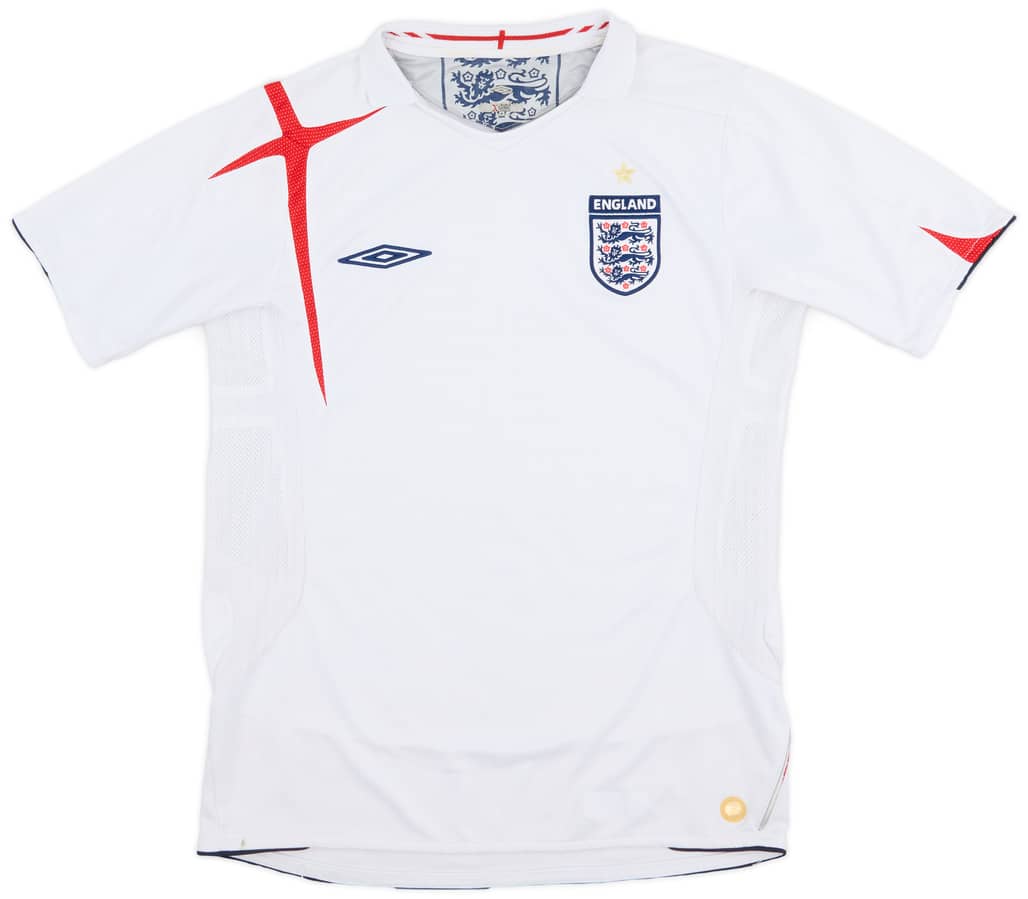2005-07 England Home Shirt - 8/10 - (S)
