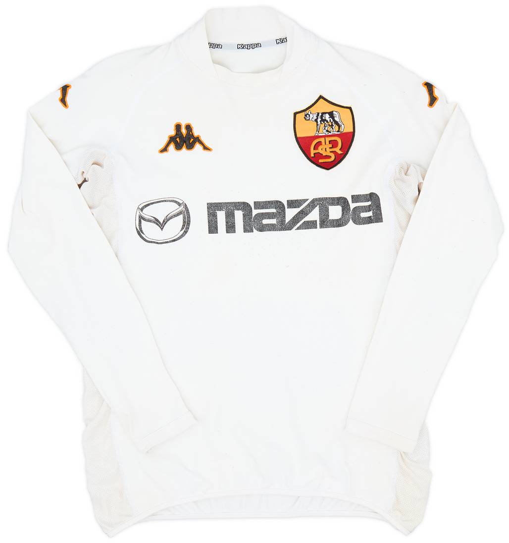 2002-03 Roma Away L/S Shirt - 6/10 - (S)