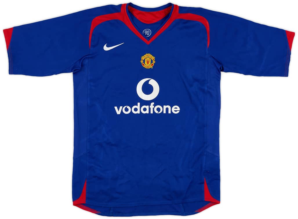 2005-06 Manchester United Away Shirt - 8/10 - (XL.Boys)