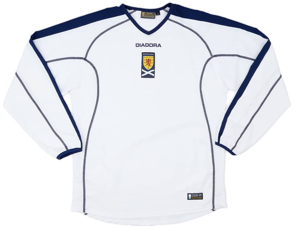 2003-05 Scotland Away L/S Shirt - 8/10 - (L)