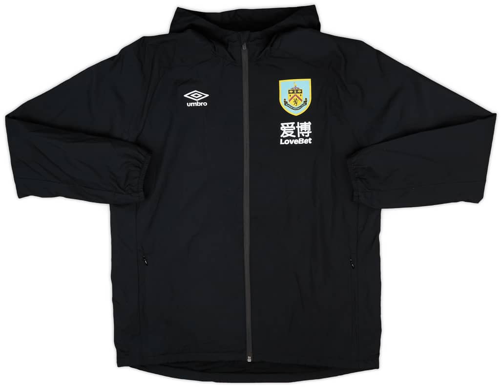 2019-20 Burnley Umbro Hooded Rain Jacket - 9/10 - (L)