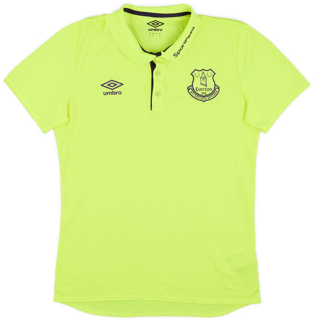 2018-19 Everton Umbro Polo Shirt - 9/10 - (M)