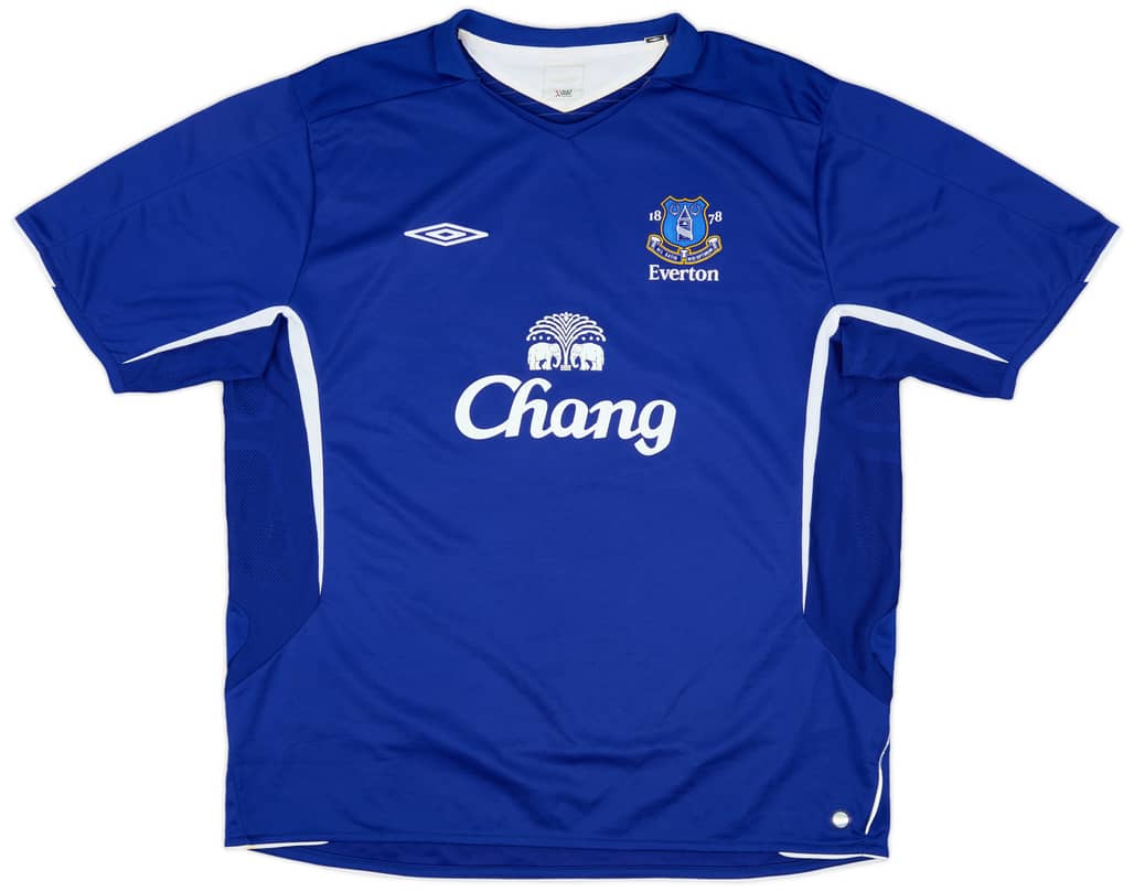 2005-06 Everton Home Shirt - 9/10 - (XXL)