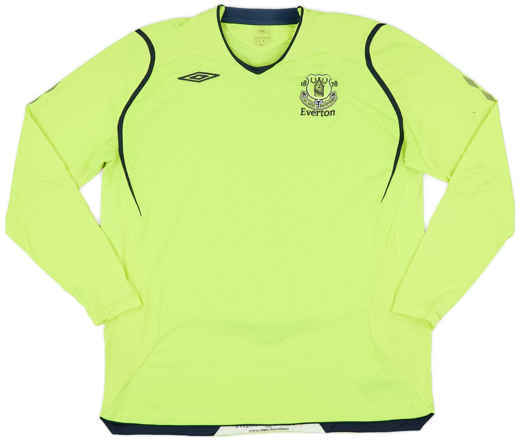 2008-09 Everton Third L/S Shirt - 7/10 - (XXL)