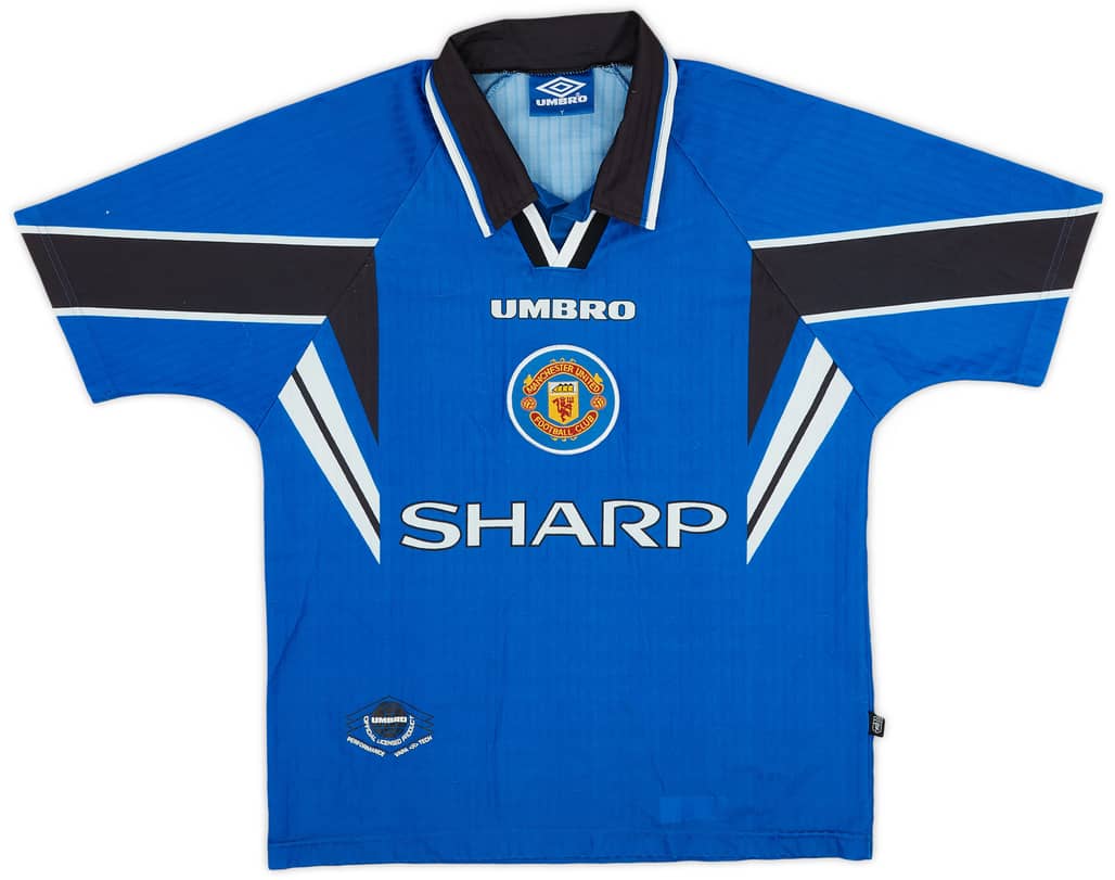 1996-98 Manchester United Third Shirt - 8/10 - (Y)