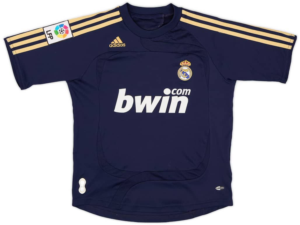 2007-08 Real Madrid Away Shirt - 8/10 - (S.Boys)