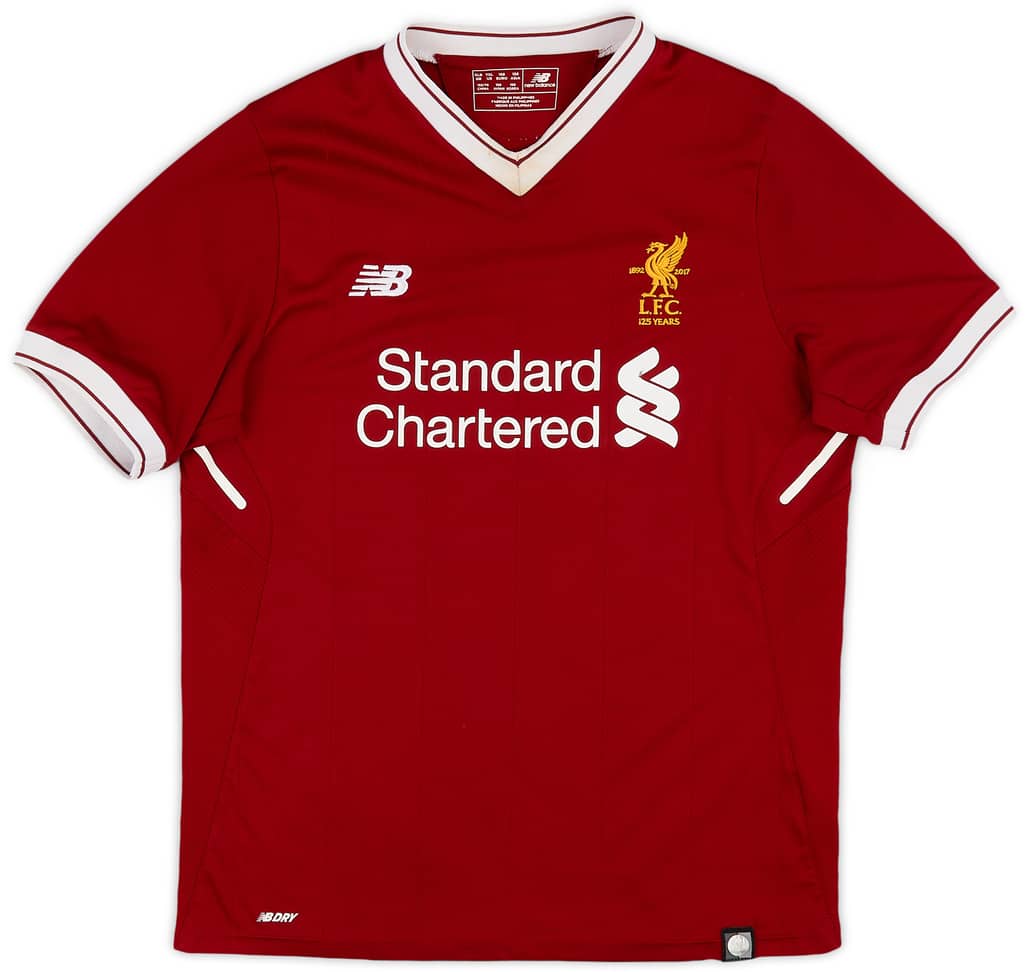 2017-18 Liverpool 125 Years Home Shirt - 6/10 - (XL.Boys)