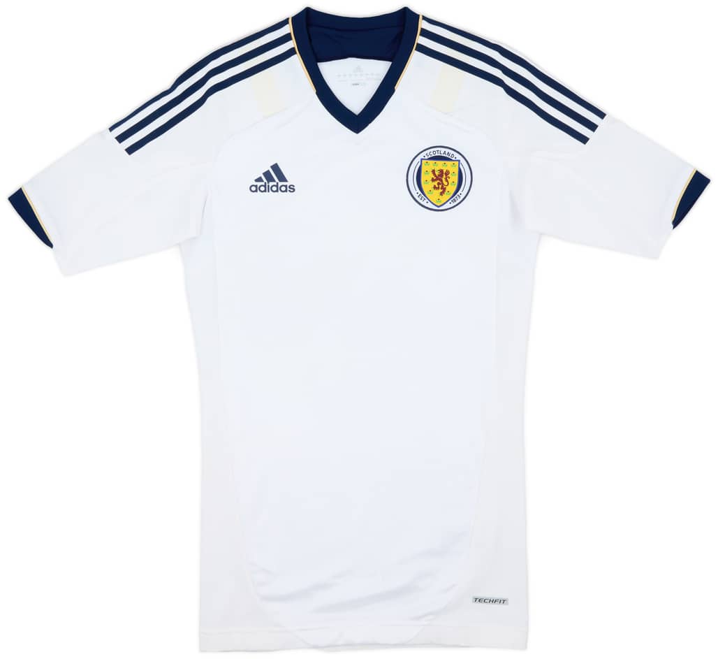 2012-14 Scotland Player Issue Techfit Away Shirt - 9/10 - (S)