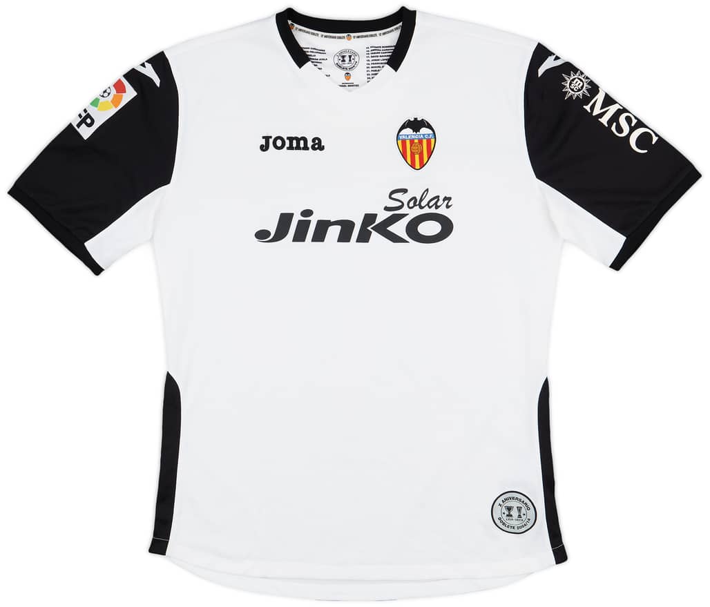 2013-14 Valencia Home 'Aniversario Dobelete 2004' Special Home Shirt - 7/10 - (XL)