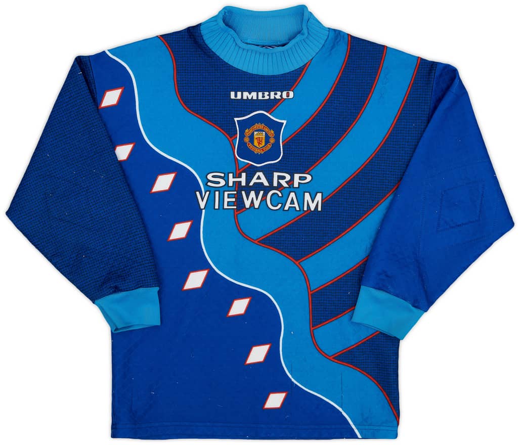 1994-97 Manchester United GK Shirt - 7/10 - (L.Boys)