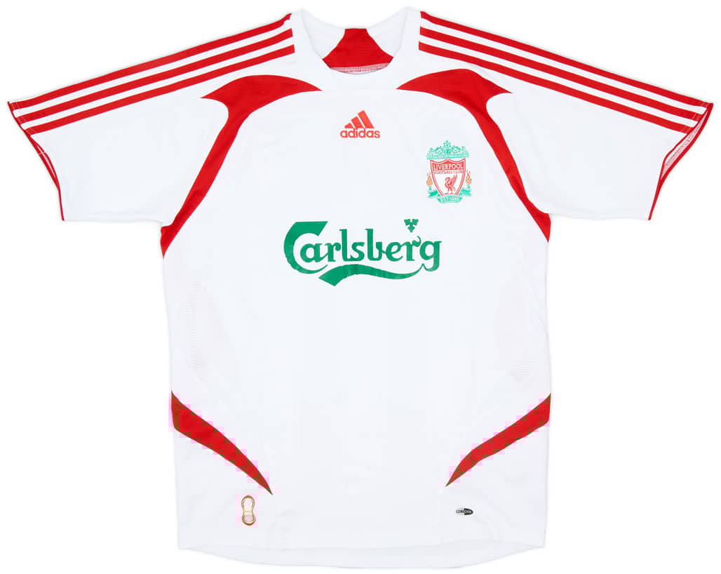 2007-08 Liverpool Away Shirt - 7/10 - (XL.Boys)