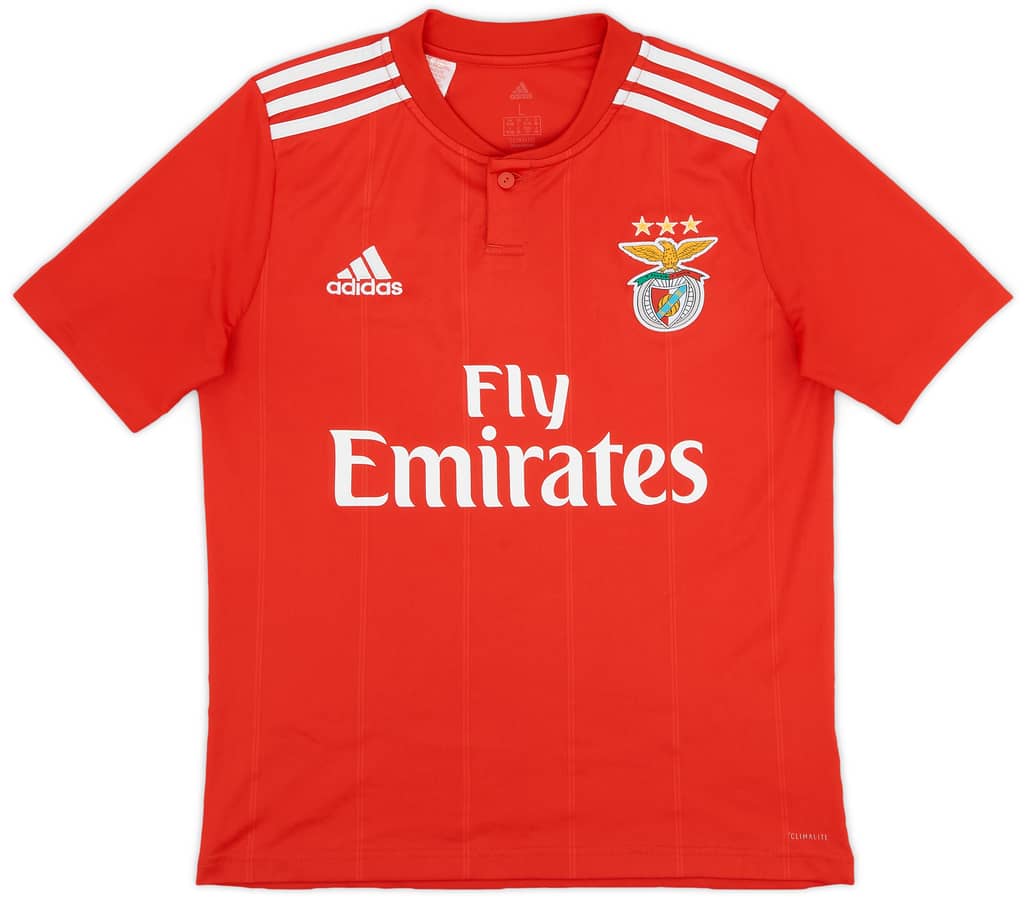 2018-19 Benfica Home Shirt - 8/10 - (L.Boys)