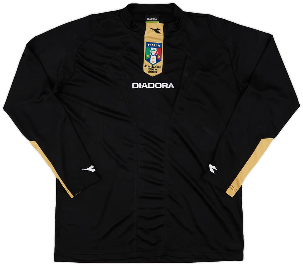 2007-09 Italy Diadora Referee L/S Shirt - 7/10 - (M)