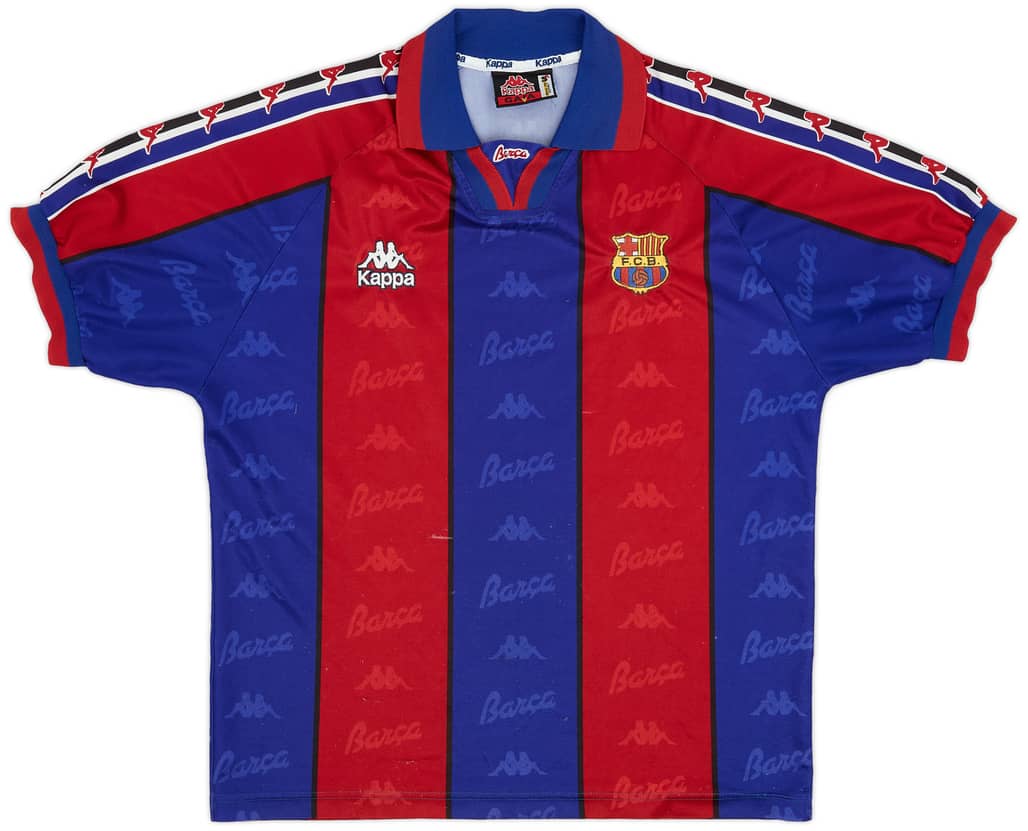 1995-97 Barcelona Home Shirt - 6/10 - (S)