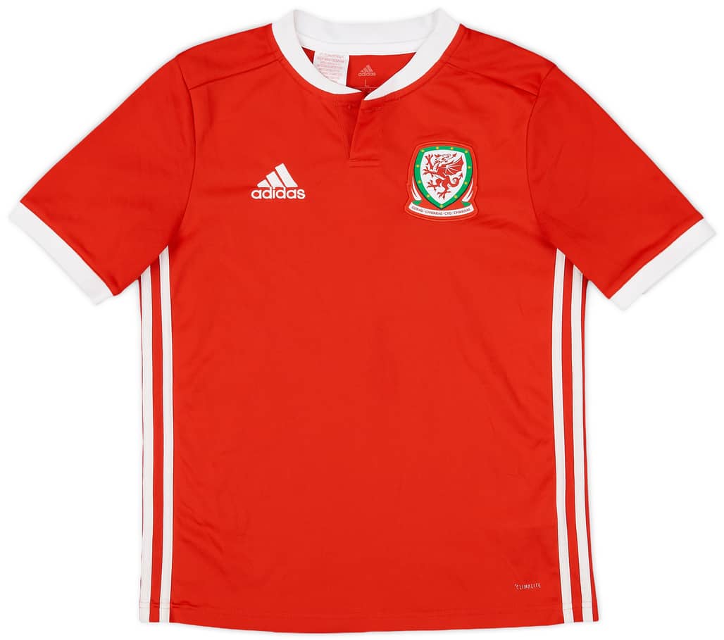 2018-19 Wales Home Shirt - 7/10 - (L.Boys)