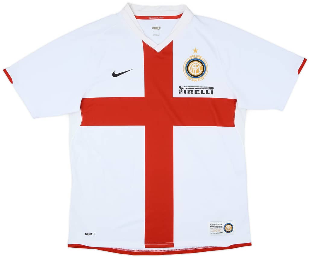 2007-08 Inter Milan Centenary Away Shirt - 5/10 - (L)
