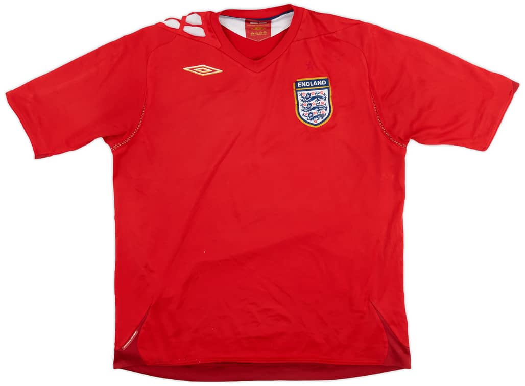2006-08 England Away Shirt - 4/10 - (XL)