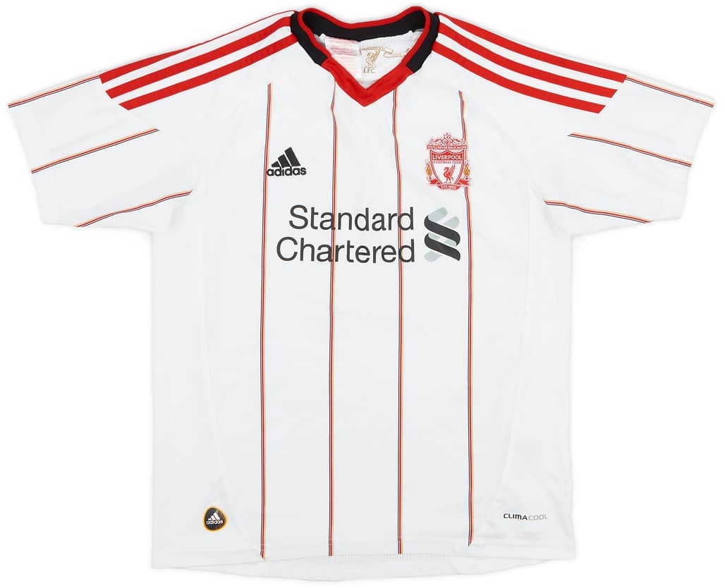 2010-11 Liverpool Away Shirt - 8/10 - (M.Boys)