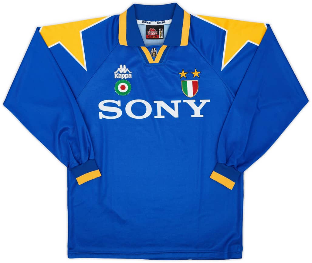 1995-96 Juventus Away L/S Shirt - 8/10 - (M)