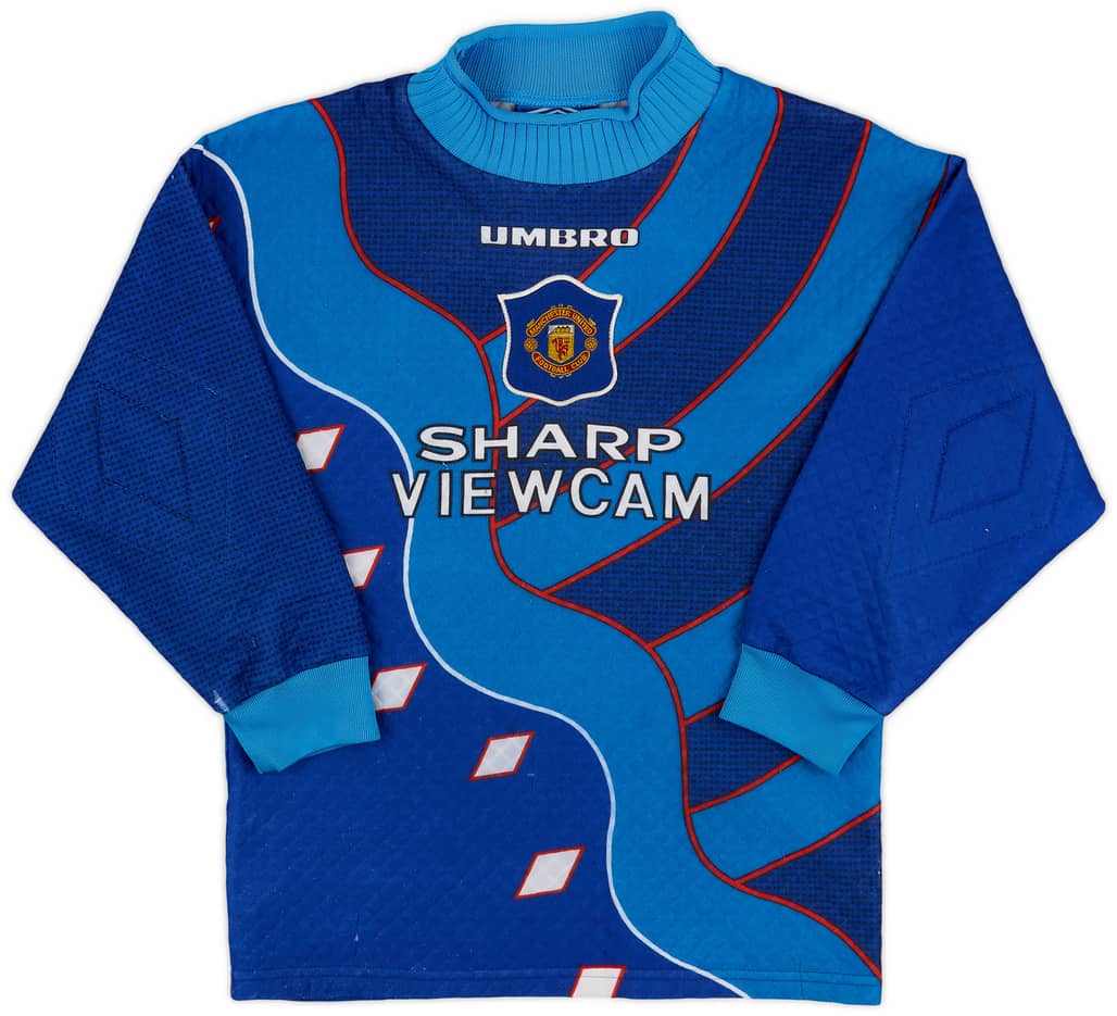 1994-97 Manchester United GK Third Shirt - 8/10 - (S.Boys)