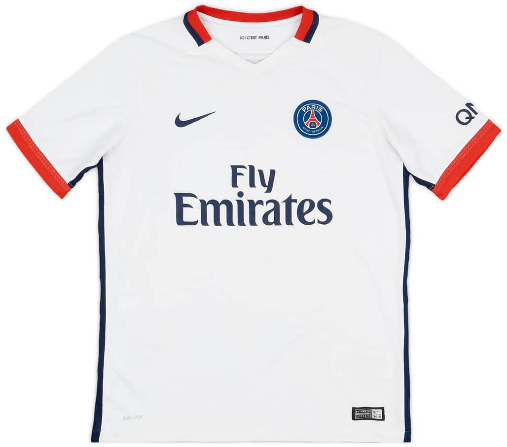 2015-16 Paris Saint-Germain Away Shirt - 7/10 - (XL.Boys)