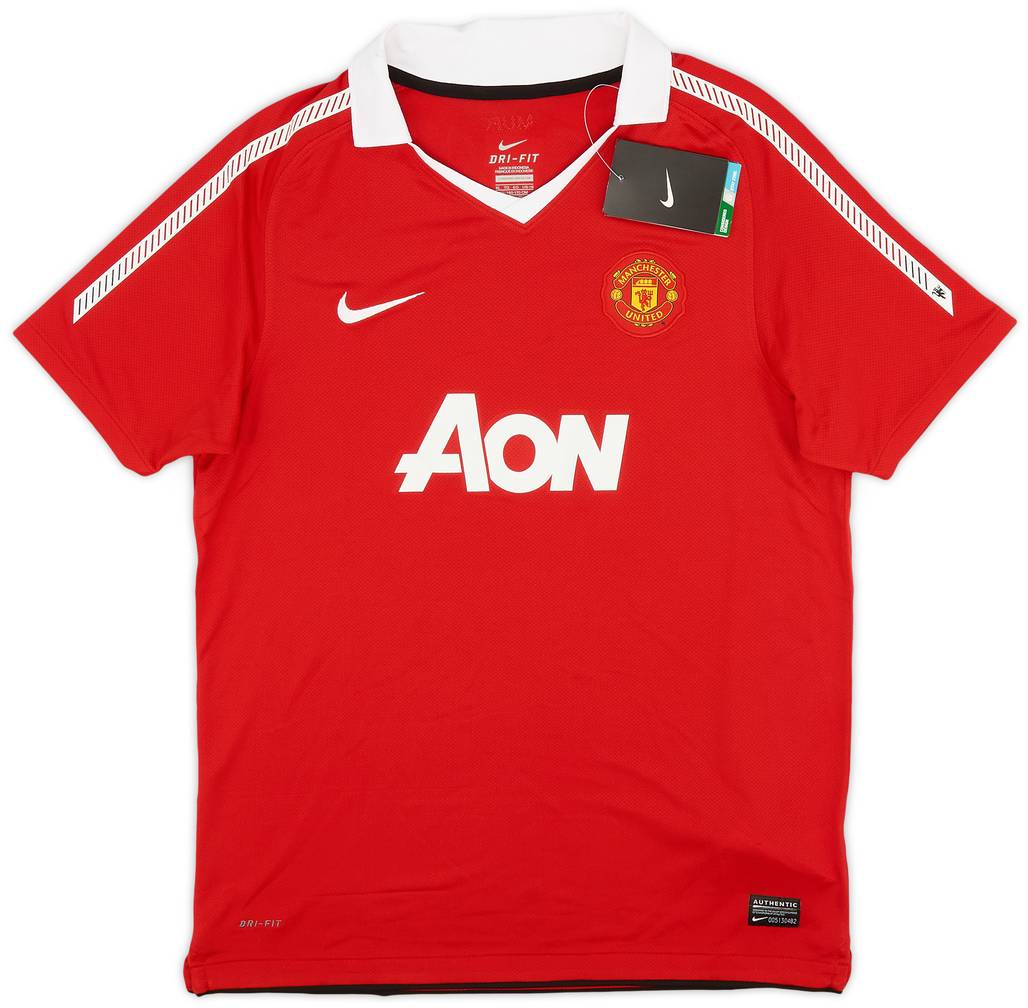 2010-11 Manchester United Home Shirt (XL.Boys)