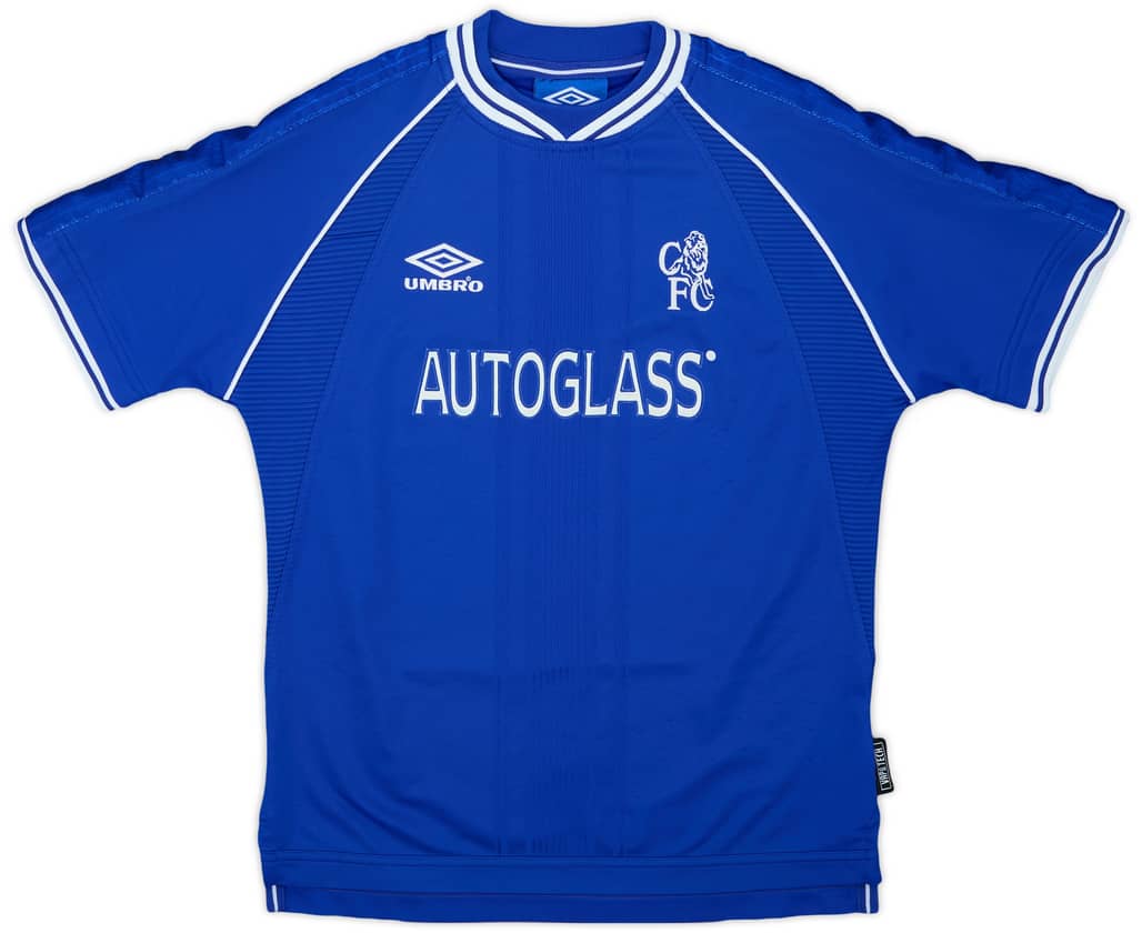 1999-01 Chelsea Home Shirt - 8/10 - (L.Boys)