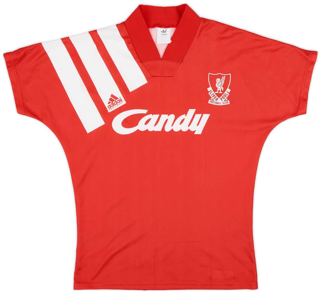 1991-92 Liverpool Home Shirt - 7/10 - (S)