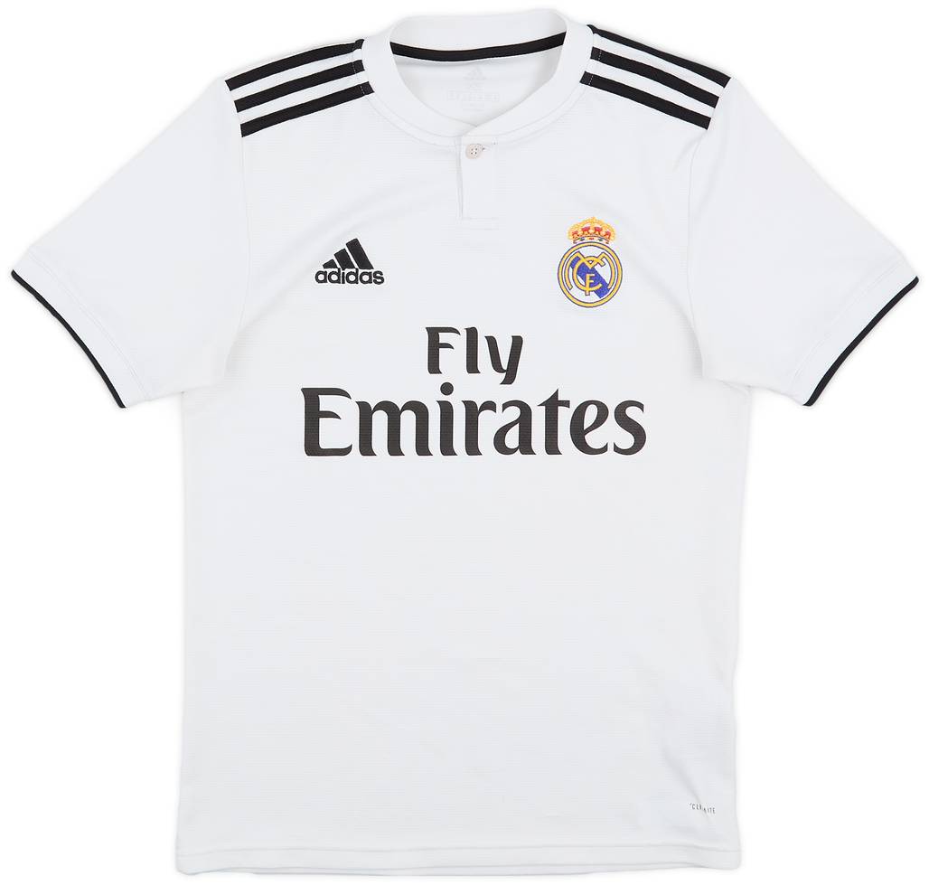 2018-19 Real Madrid Home Shirt - 8/10 - (XS)