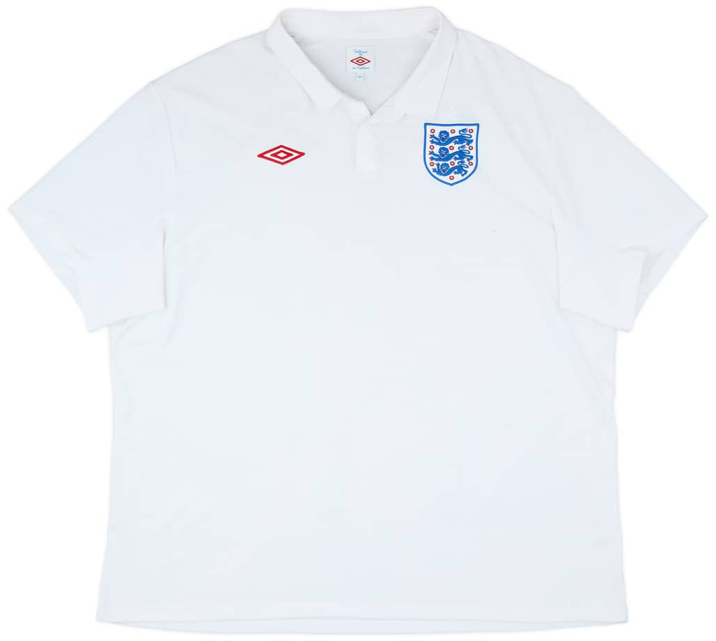 2009-10 England Home Shirt - 8/10 - (3XL)