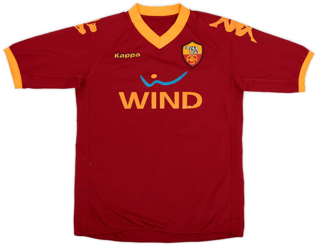2010-11 Roma Home Shirt - 5/10 - (XL.Boys)