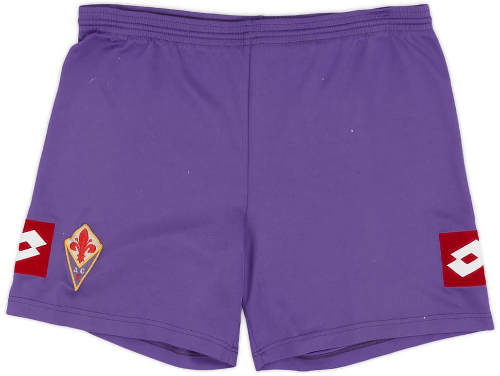 2011-12 Fiorentina Home Shorts - 4/10 - (S)