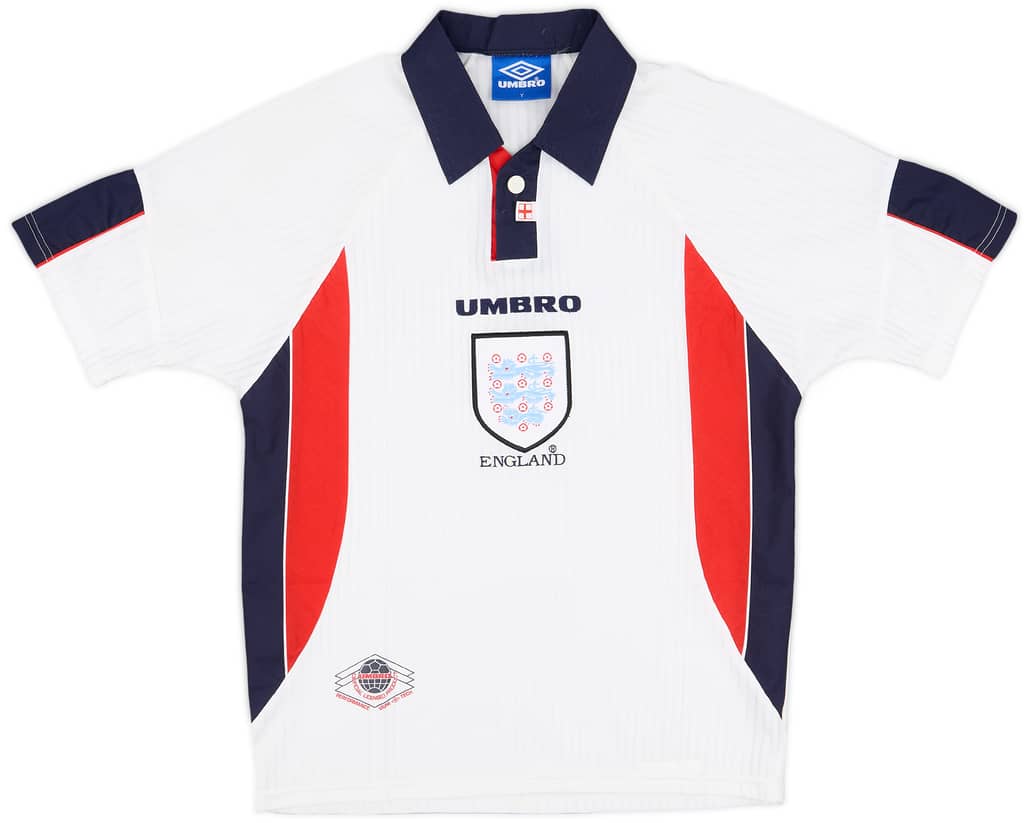 1997-99 England Home Shirt - 6/10 - (Y)