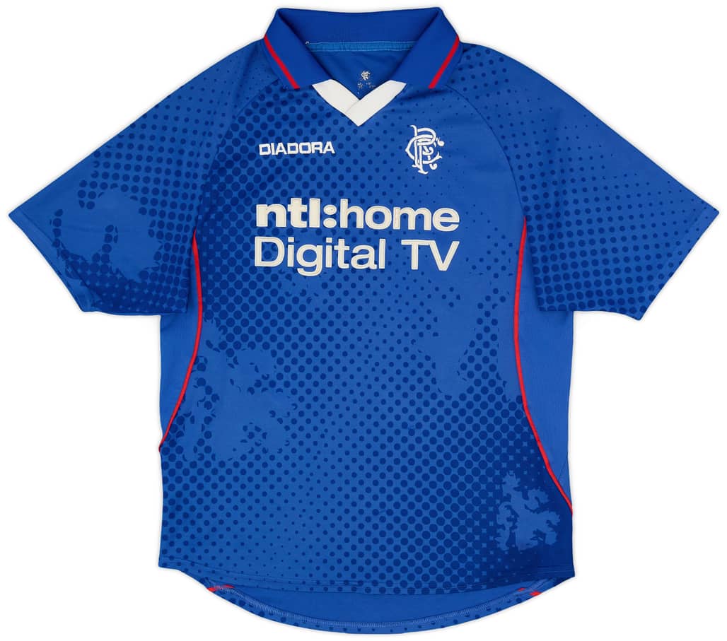 2002-03 Rangers Home Shirt - 6/10 - (M)
