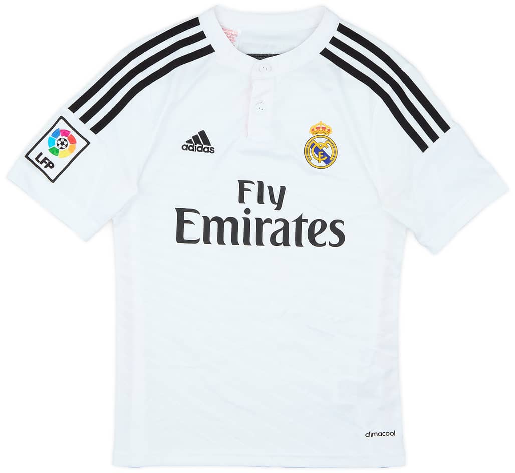 2014-15 Real Madrid Home Shirt - 9/10 - (M.Boys)