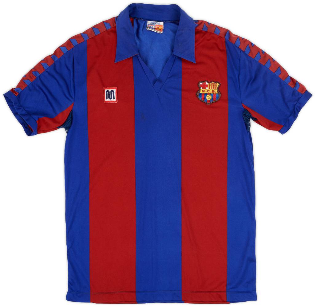1984-89 Barcelona Home Shirt - 8/10 - (M)