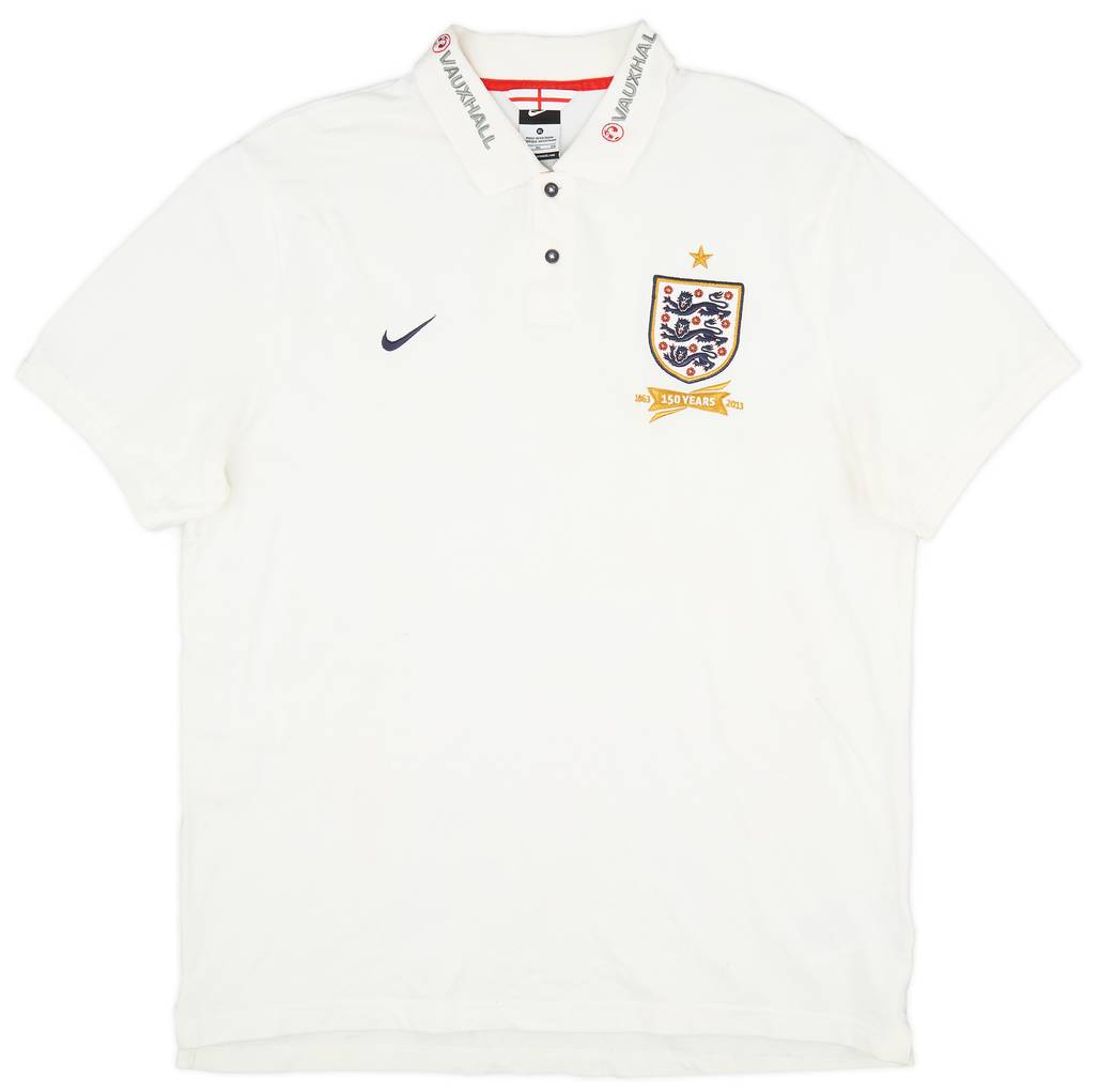 2013-14 England Nike Polo Shirt - 8/10 - (XL)