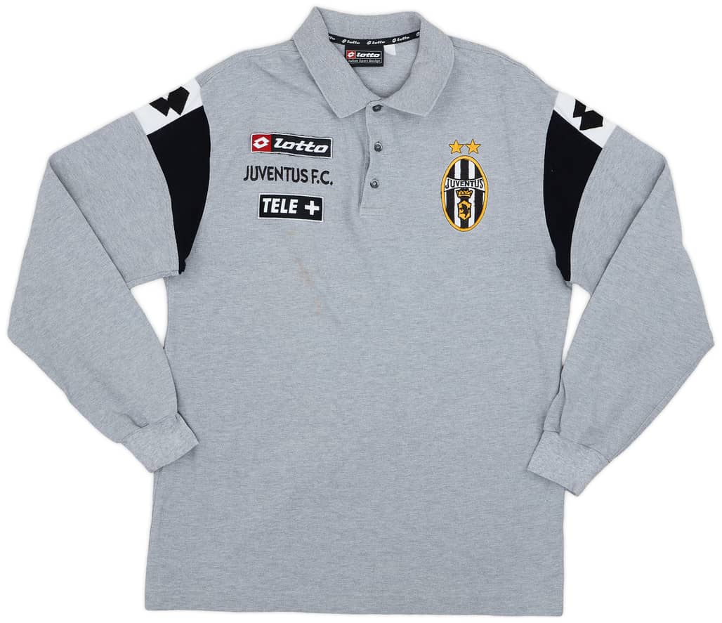 2000-01 Juventus Lotto Polo L/S Shirt - 6/10 - (L)