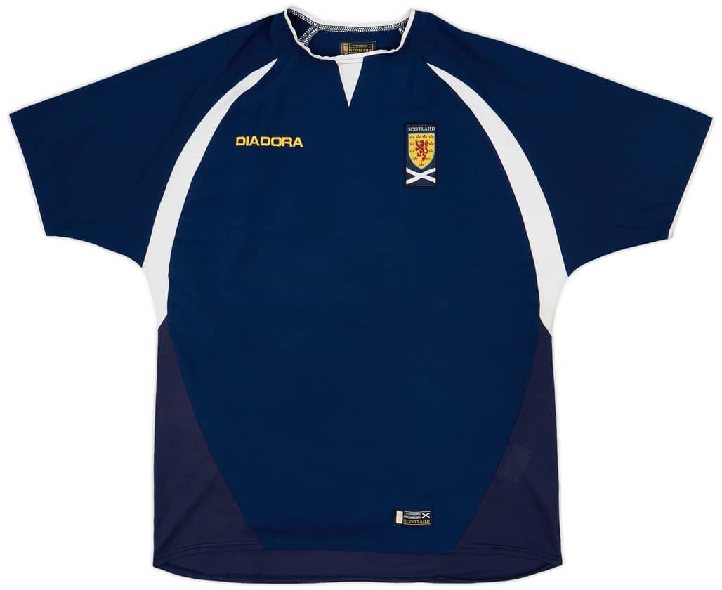 2003-05 Scotland Home Shirt - 8/10 - (M)