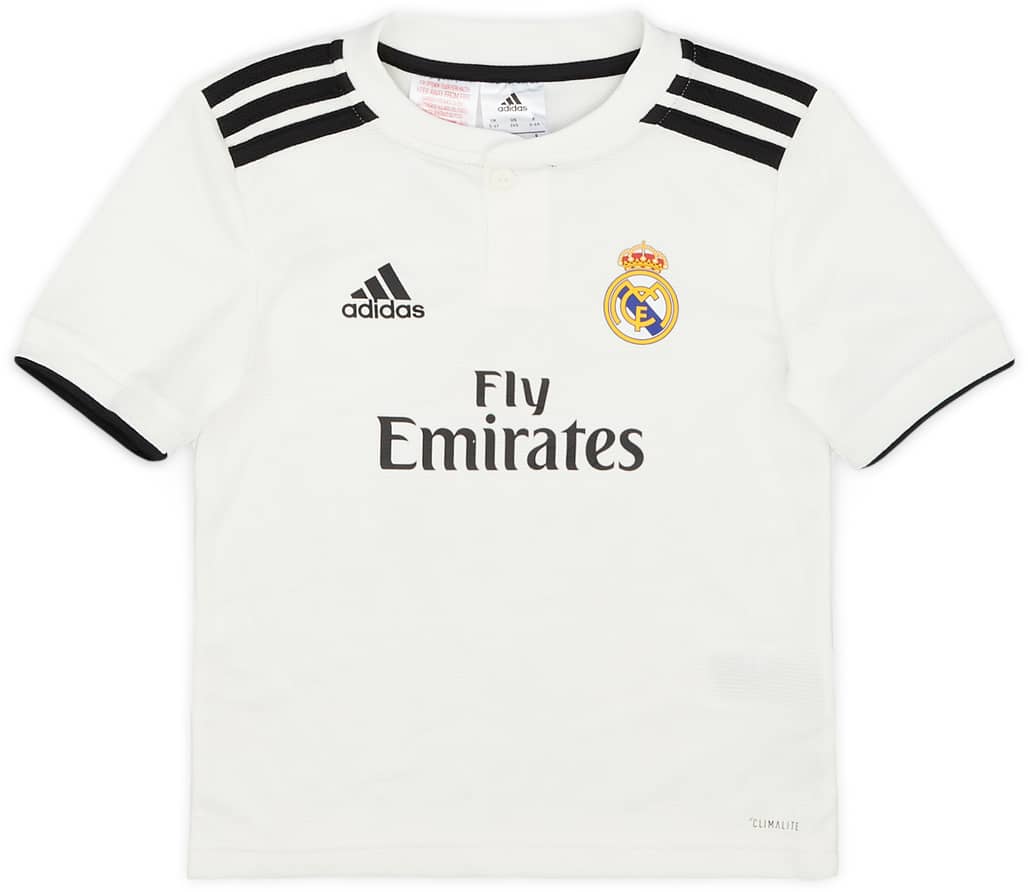 2018-19 Real Madrid Home Shirt - 8/10 - (5-6 Years)