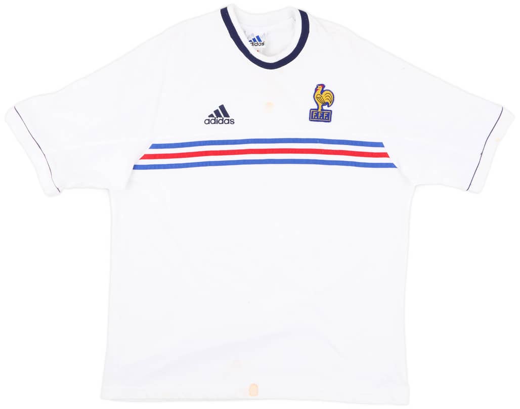 1998-00 France adidas Cotton Tee - 5/10 - (L/XL)