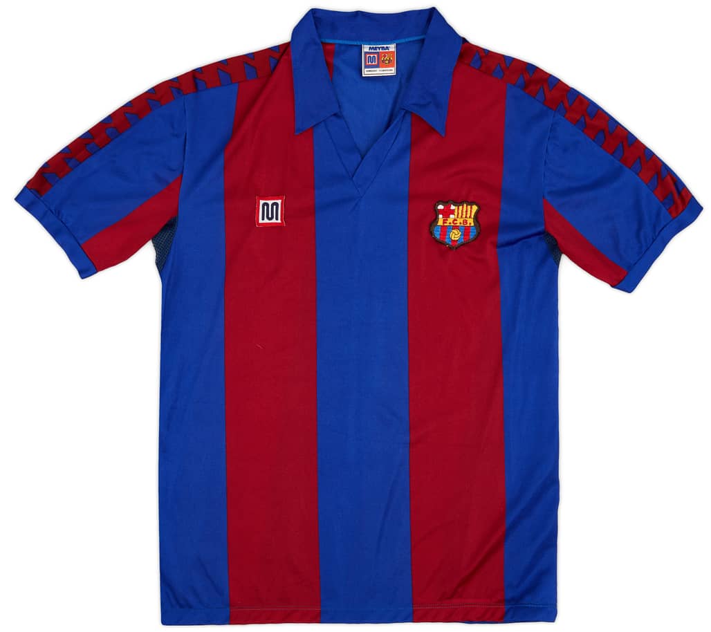 1984-89 Barcelona Home Shirt - 10/10 - (L)