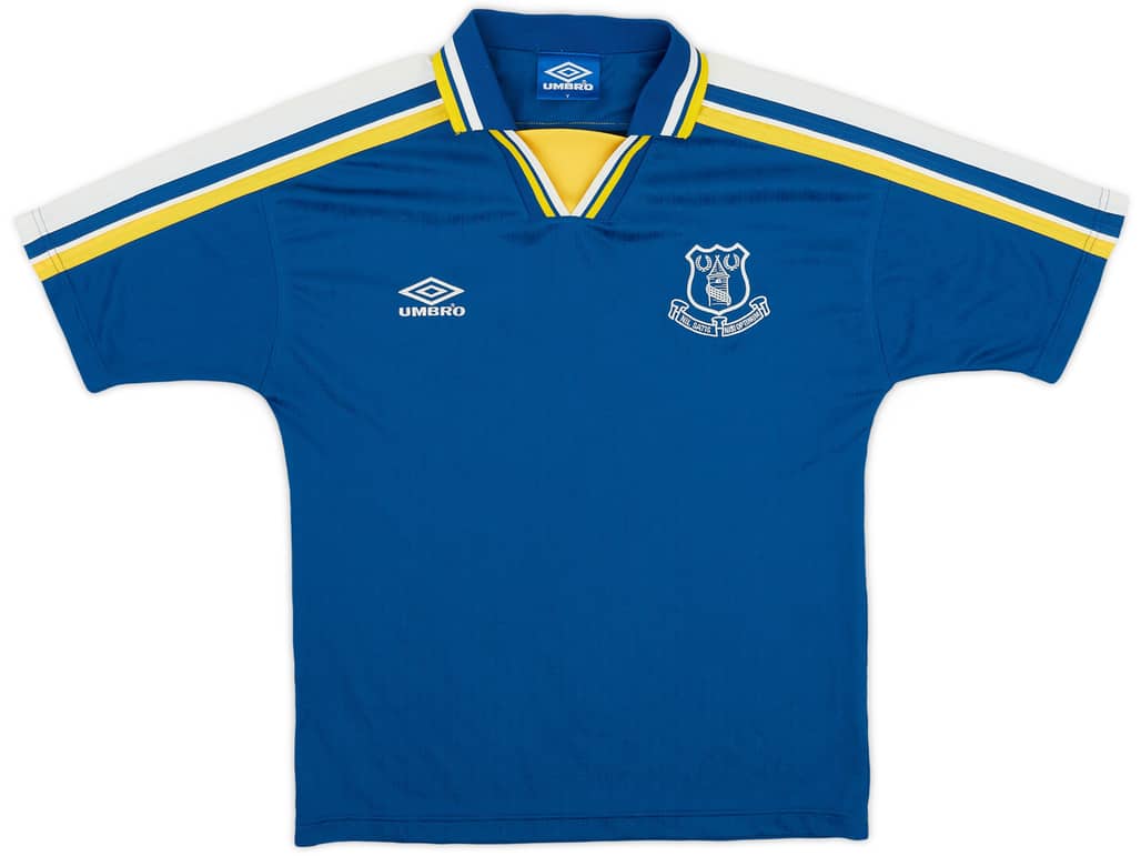 1997-99 Everton Umbro Training Shirt - 9/10 - (Y)