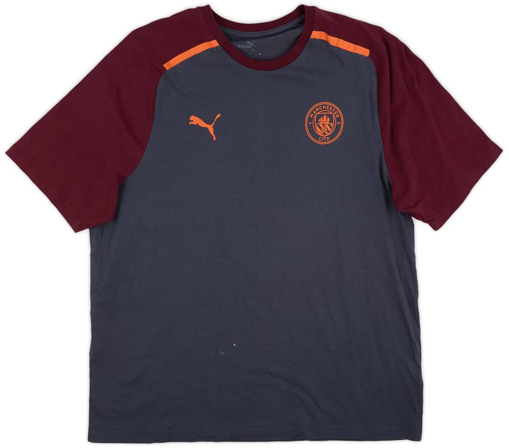 2023-24 Manchester City Puma Cotton Tee - 8/10 - (XL)