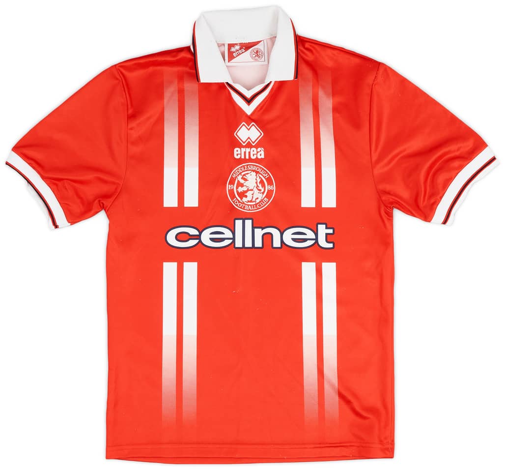 1998-99 Middlesbrough Home Shirt - 8/10 - (Y)