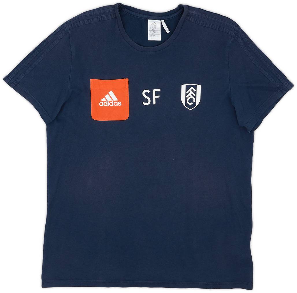 2016-17 Fulham Staff Issue adidas Leisure Tee - 8/10 - (XL)