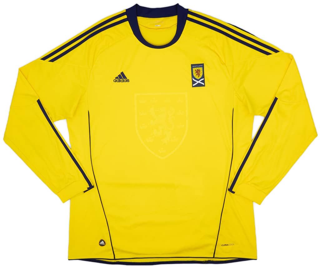 2010-11 Scotland Away L/S Shirt - 9/10 - (XL)